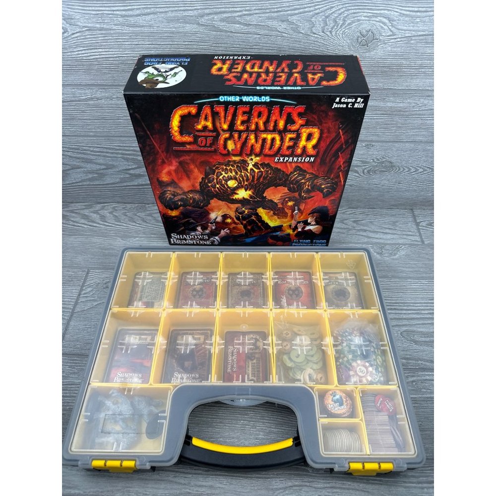 Shadows Of Brimstone: Other Worlds Caverns Of Cynder Expansion Game Case Sleeved